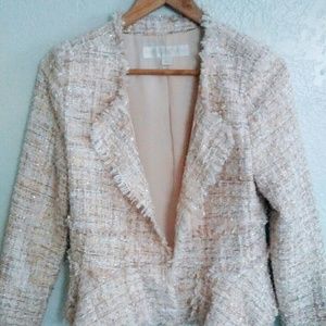 Boston Proper tweed jacket | size 8